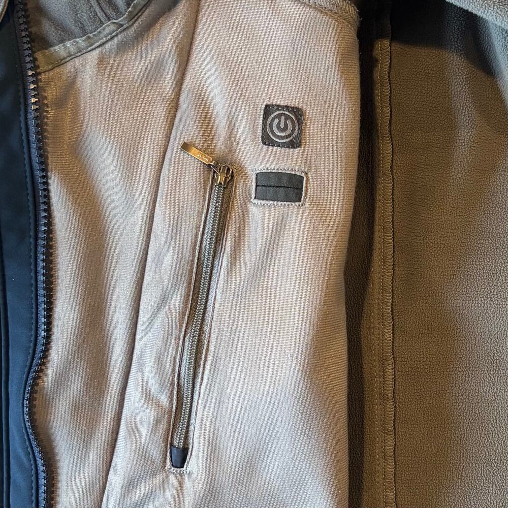 The North Face Storm Peak Triclimate Jacket Shell No Hood Navy Mens Size Large - Picture 9 of 11